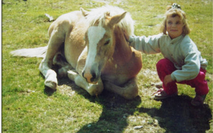 Una delle passioni di Sara Sorgato : l'equitazione